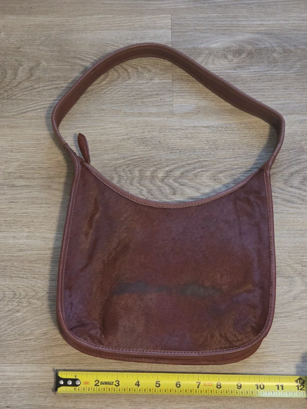 margot Burgundy Leather Hobo Shoulder Bag